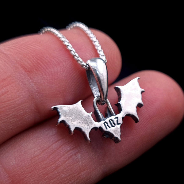 Glitched Bat pendant