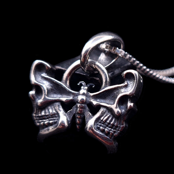 Butterfly Skull pendant
