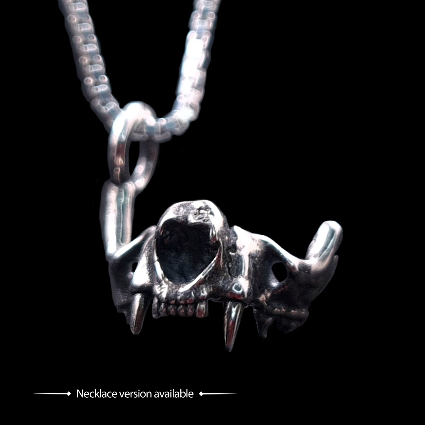 Cat Skull septum ring