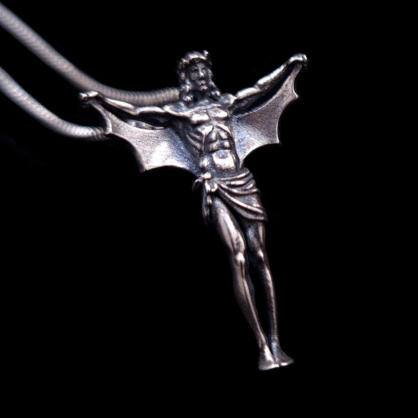 Bat Jesus Christ pendant