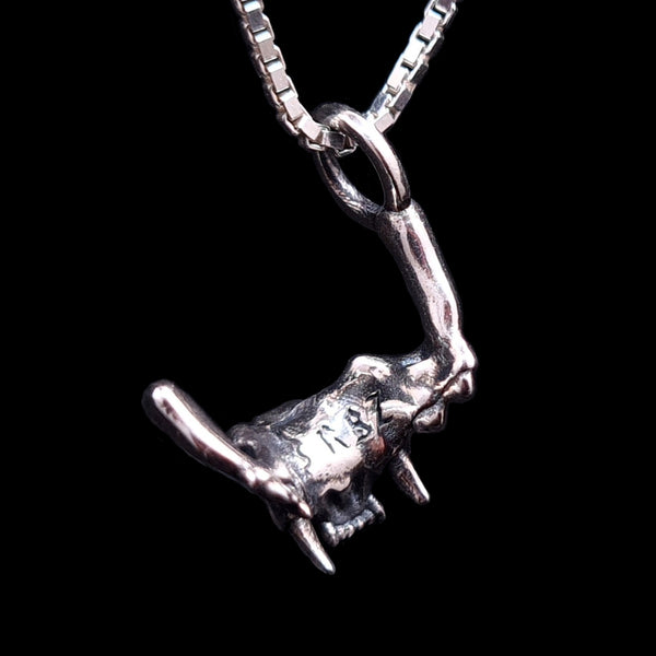 Cat Skull Jawbone pendant