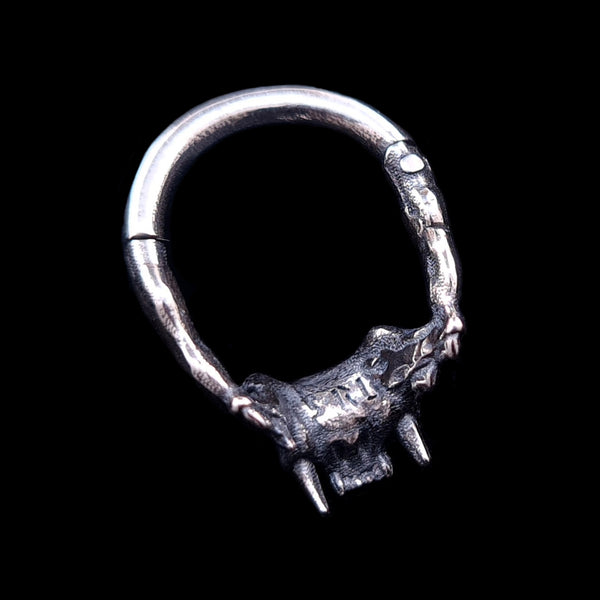 Cat Skull septum ring